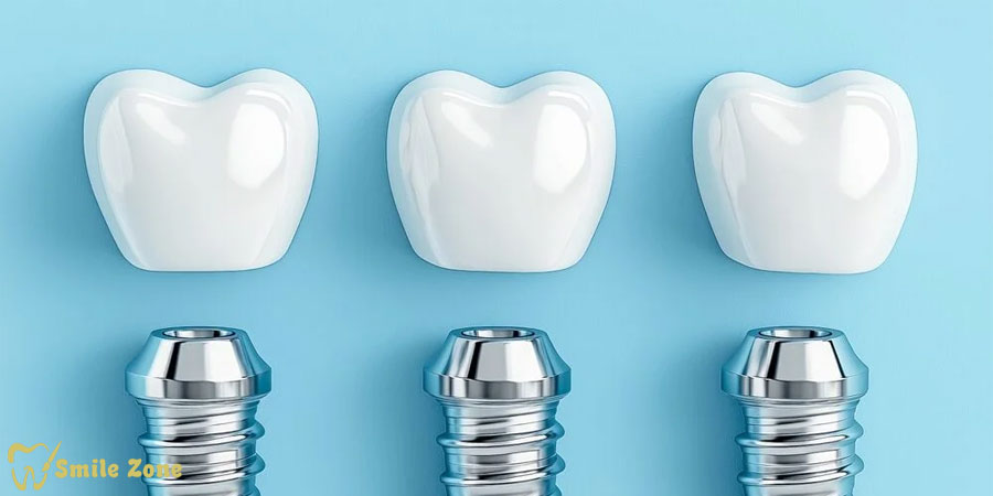 بررسی انواع روکشهای دندانی برای ایمپلنت
